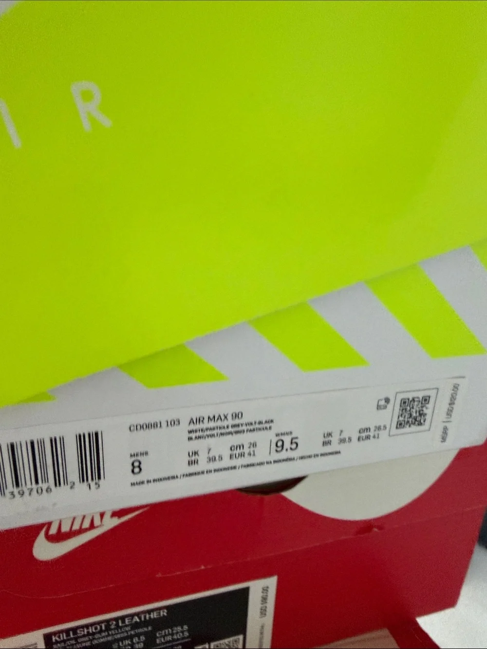 Nike size brand